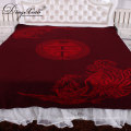 China Hot Selling Fleece Throw Fleece Luxury Gift Wholesale 100% Cashmere Blanket Set